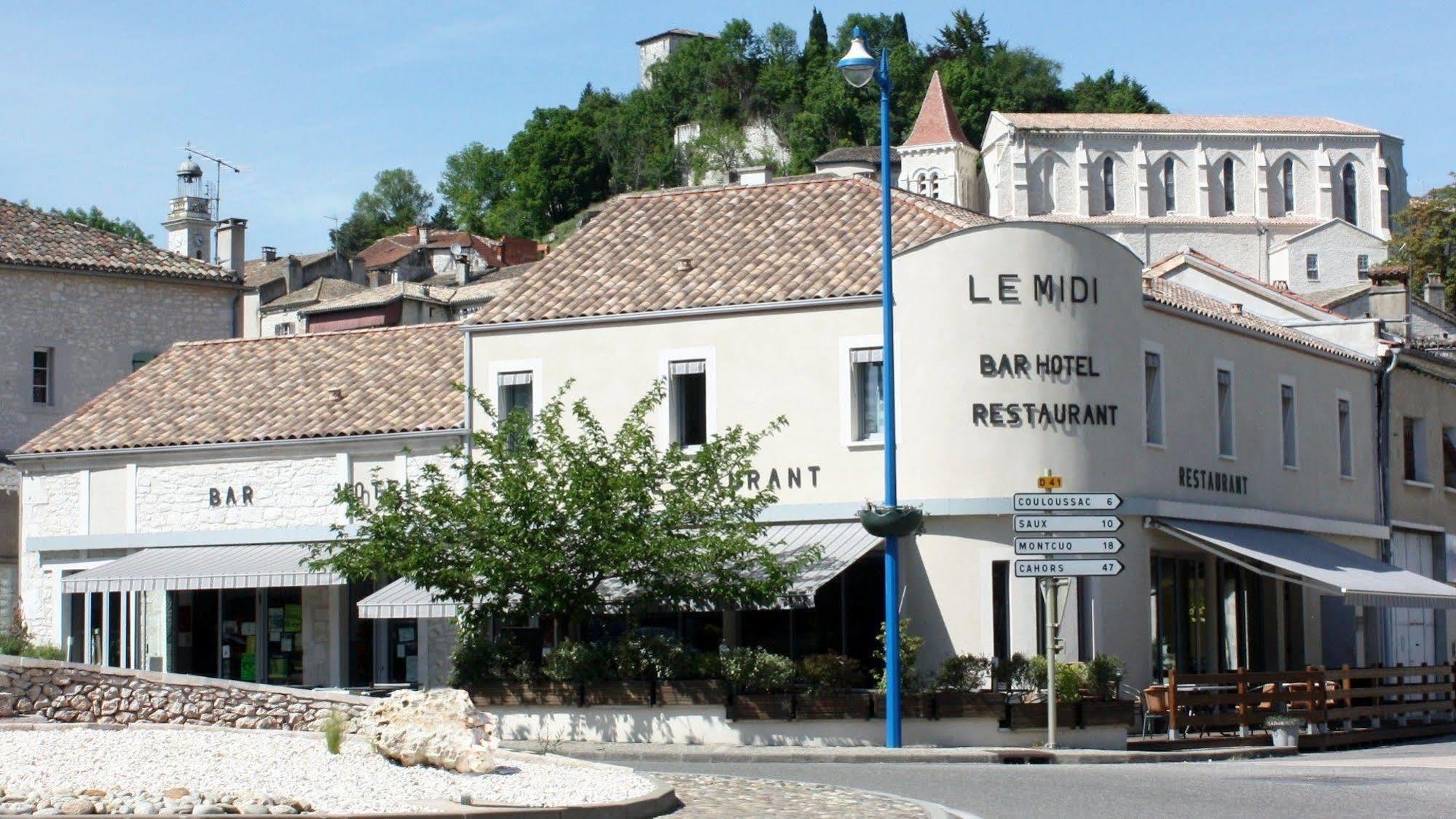 Hôtel le midi Montaigu-de-Quercy Exterior foto